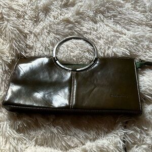 Barberini’s Made In Italy Hunter Green Clutch